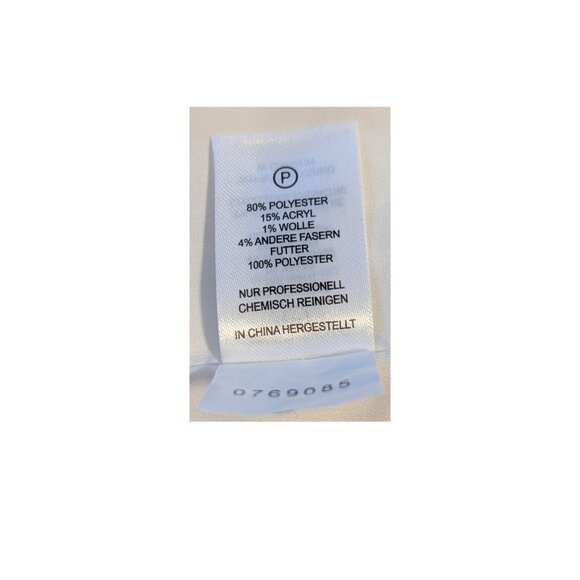 ✨ Maison d'Amélie Paris Ivory Tweed Mini Skirt Size US 8 (EU 38) Pre-owned - Picture 6 of 6